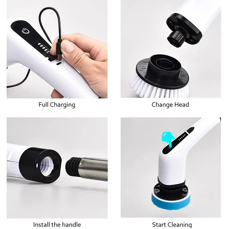 Electric cleaning brush